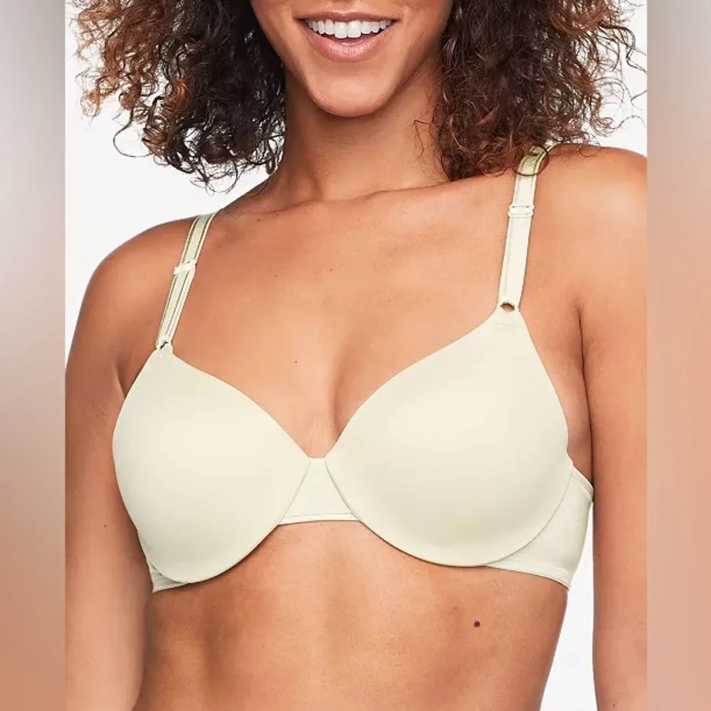 Warners This Is Not A Bra 34B T Shirt Bra Lightly Lined Underwire White - Picture 10 of 11